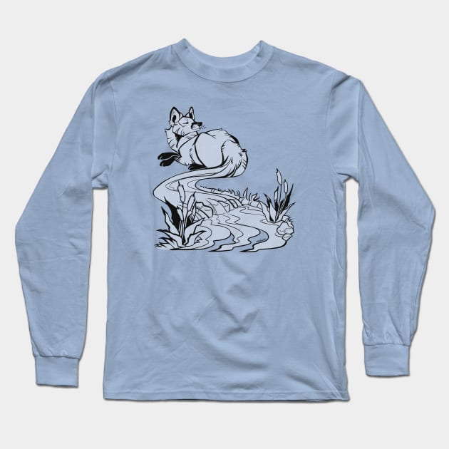 Foxtail River Long Sleeve T-Shirt by KiRAWRa